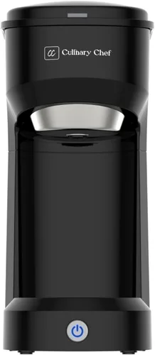 Vista 5 de CULINARY CHEF Cafetera Retro para Porciones Individuales, 300 ml, Color Menta