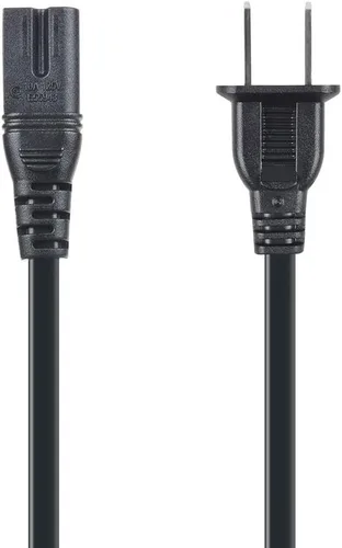 Vista 4 de Cable de alimentación de CA de 5 pies, 2 clavijas, compatible con TiVo Series 1, 2, 3, SVR 2000 HDVR2