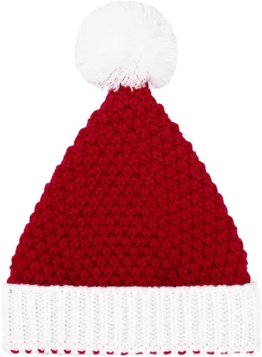 Vista 2 de Century Star Sombreros de Navidad para mujer, sombrero de Papá Noel, unisex, clásico, tejido cálido, para Año Nuevo, vacaciones, fiestas, sombreros