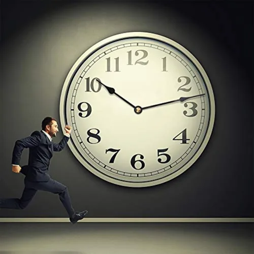 Vista 3 de Hicarer Mecanismo de movimiento de reloj de alto par con manecilla larga de 9.1 pulgadas/230 mm