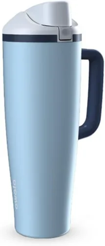 Vista 8 de Owala FreeSip - Botella de agua de acero inoxidable, 30 onzas, pastel de comida de ángel Angel Food Cake