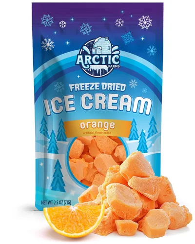 Vista 73 de Arctic Farms Trozos de Helado Liofilizado Empaquetados y en Caja - No se Derrite (1 libra, S'mores)