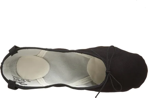 Vista 5 de Capezio Zapatillas de ballet Romeo de lona para hombre, Negroblk