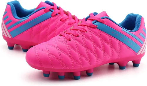 Vista 6 de brooman Zapatos deportivos de fútbol para niños y niñas, zapatos de fútbol para exteriores