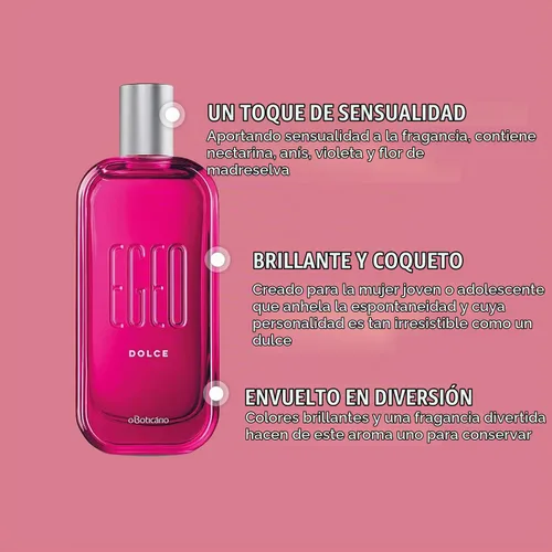 Vista 4 de O BOTICARIO Egeo Dolce Perfume para mujer, 3 oz