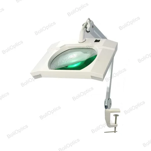 Vista 7 de BoliOptics (Lente de vidrio) Lámpara de aumento LED, 5 dioptrías 2.25X, 7x6 pulgadas, brazo ajustable manos libres con abrazadera