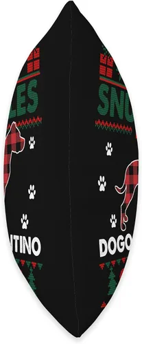 Vista 2 de Dogo Argentino Dog Owners Matching Family Pajama Dogo Argentino Lovers Gifts - Cojín feo de Navidad, 16 x 16 pulgadas, multicolor