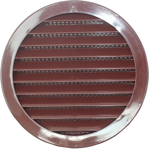Vista 9 de Cubierta redonda de rejilla de rejilla de plástico de 4 pulgadas para rejilla de ventilación de reptiles (1, blanco)