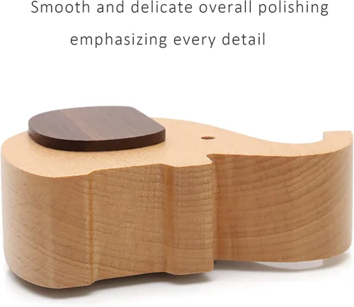 Vista 4 de Portalápices creativo elefante regalos juguetes de madera lindo soporte para lápices y teléfono celular soporte organizador para escritorio