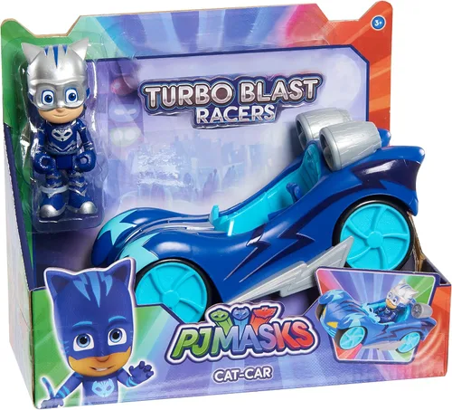 Vista 3 de PJ Masks Turbo Blast Vehicles - Figura de búho, Catboy, Azul