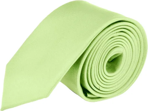 Vista 11 de Moda Di Raza Corbata de poliéster con acabado satinado angosta para hombres Verde Aqua