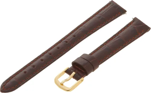 Vista 23 de Hadley-Roma Women's Alligator Grain Leather WatchStrap Negro