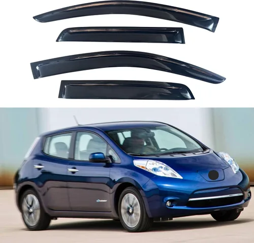 Vista 91 de Visera de ventana IG para Ford Focus Sedán y Hatchback 2012-2018, Protector de ventana lateral para lluvia y viento estilo Mugen, extra duradero