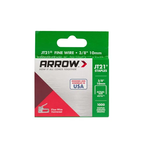 Vista 8 de Engrampadora Arrow, 2 paquetes, genuina JT21T27, ganchos de 38 pulgadas