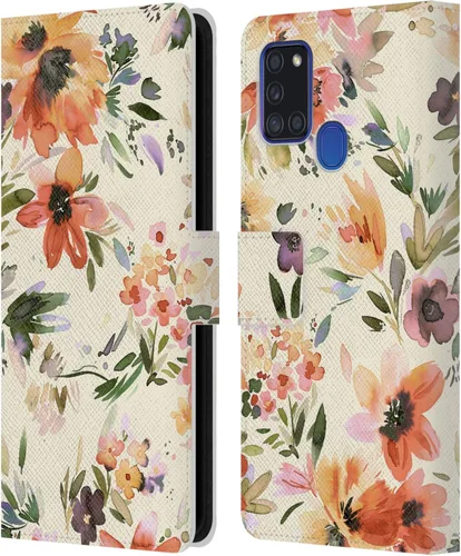 Vista 238 de Head Case Designs Officially Licensed Ninola Butterfly Nature Spring Floral Leather Wallet Case Compatible with Samsung Galaxy A07 4G