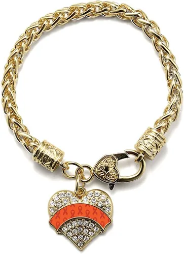 Vista 99 de Inspired Silver - Pulsera de plata con dije de corazón pavé con circonitas cúbicas