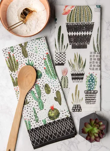Vista 7 de DII Urban Cactus Kitchen Collection, 18x28, Urban Oasis 2 piezas