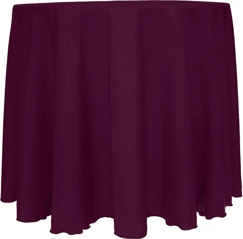 Vista 9 de Mantel reversible de satén Shantung de Ultimate Textile Majestic 96" redondo, Satin, Paquete de 2