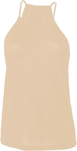 Vista 6 de Bella Canvas Camiseta sin mangas con cuello alto y vuelo para mujer