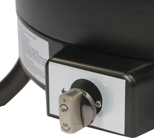 Vista 9 de Amazon Basics Fogata de propano portátil, redonda de 19 pulgadas, gas para patio, 55,000 BTU, correa de transporte