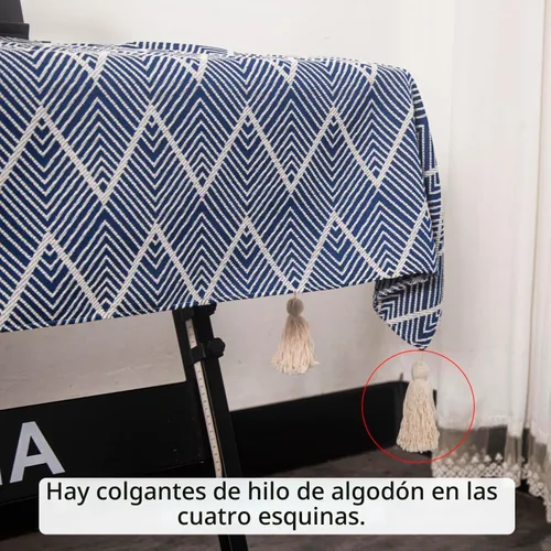 Vista 6 de Funda impermeable para teclado, suave, gruesa y duradera, patrón geométrico, ajuste universal para teclados de piano digital de 61/76/88 teclas Azul