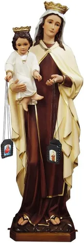 Vista 6 de TALPGOD Sagrado Corazón de Jesús, Escapulario de Cuero de Nuestra Señora del Monte Carmelo, Escapularios Católicos Católicos, Religiosos Católicos