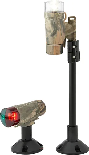 Vista 11 de attwood 14193-7 Kit de luces LED de navegación resistentes al agua, acabado de camuflaje Real Tree Max-4 (paquete de 3)