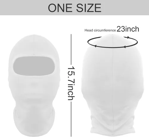 Vista 5 de Ski Mask for Men Women, Balaclava Face Mask Men, Pooh Shiesty Mask, Full Face Mask UV Protection Outdoor Sports