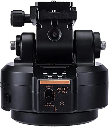 Vista 23 de YT-1000 Cabezal panorámico con control remoto, cabezal panorámico giratorio motorizado automático para teléfonos inteligentes/cámaras réflex