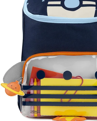 Vista 4 de Skip Hop Sparks Mochila para niños, jardín de infantes de 3 a 4 años, Rocket