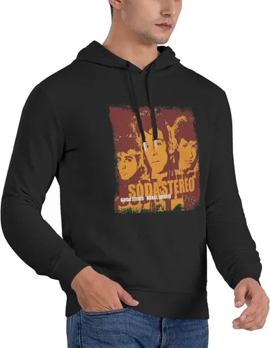 Vista 2 de Soda Stereo Obras Cumbres Boys Hoodie Sweatshirt Long Sleeve Casual Light Pullover Cotton Breathable Sweatshirt