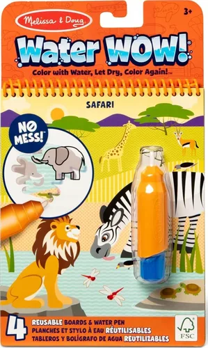 Vista 16 de Melissa & Doug On The Go Water Wow! Almohadilla de actividades para colorear reutilizable que se revela con agua - Selva