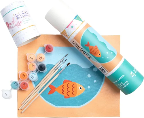 Vista 13 de Pink Picasso Kits de pintura por números para niños de 8 a 12 años Kit de manualidades para niños principiantes de bricolaje, pintura acrílica