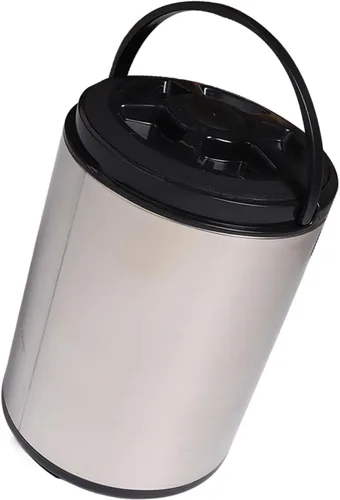 Vista 9 de Dispensador de bebidas aislado, dispensador de bebidas frías y calientes, dispensador de bebidas frías y calientes de acero inoxidable 304