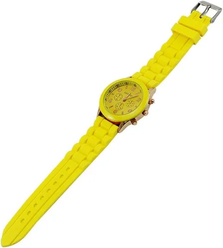 Vista 3 de CdyBox Reloj de pulsera unisex de cuarzo de silicona para mujer