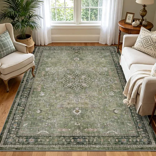Vista 14 de nesrt Alfombra bohemia lavable de 2 x 10 pies, suave, antideslizante, extra larga, alfombra de cocina, color negro, vintage, geométrico, camino