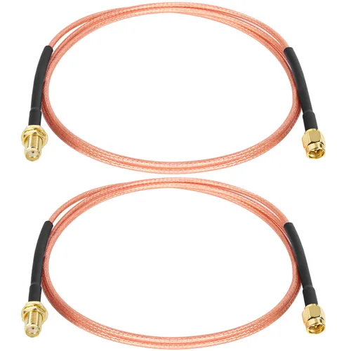 Vista 18 de XRDS -RF Cable SMA de 1 pie, macho SMA a mamparo hembra SMA RG316 SMA Cable de extensión para 4G LTE Router celular SDR USB Dongle receptor