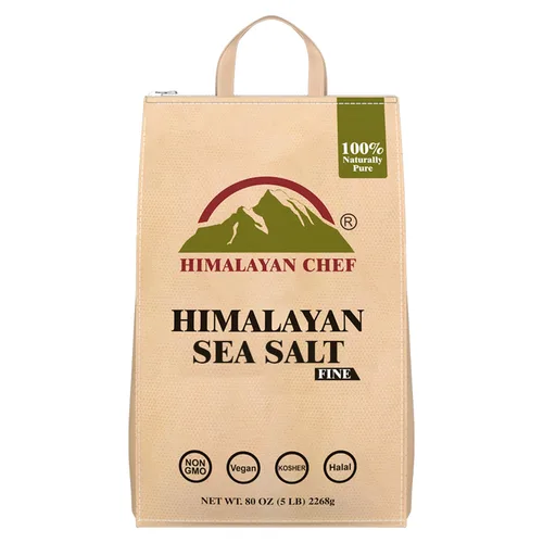 Vista 14 de Himalayan Chef - Sal marina Kosher de Himalaya, sal Kosher de grano fino, reemplazo para sal de mesa, sin yodo, sin refinar, sin OMG, 100% natural