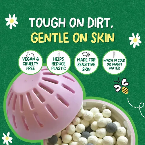 Vista 2 de Ecoegg Detergente para ropa sucia, 70 cargas, flor de primavera, piel sensible