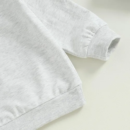 Vista 6 de Kurylemon Conjunto básico de sudadera con cuello redondo y pantalones deportivos para otoño e invierno