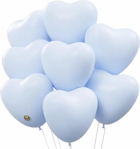 Vista 14 de AFTERLOON® - Globos biodegradables de 12 pulgadas con forma de corazón, de látex natural extra fuerte, grueso, para propuesta, matrimonio, amor