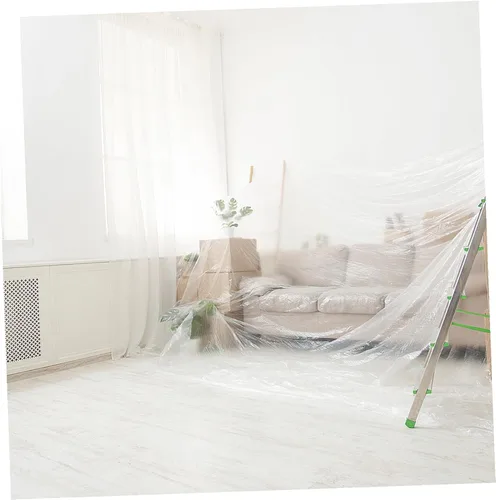 Vista 6 de Funda de sofá transparente más gruesa, protector de muebles para sofá de dos plazas pequeños, funda transparente para mascotas antiarañazos, polvo