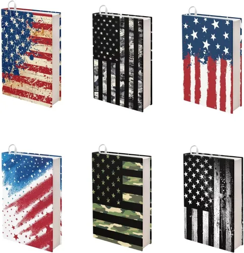 Vista 35 de Rnyleeg Paquete de 6 fundas protectoras de libros de bolsillo para niños, con temática deportiva, elástica, para amantes de los libros, estudiantes