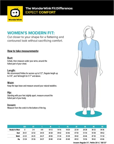 Vista 7 de WonderWink WonderFLEX - Camiseta curvada con cuello muesca para mujer 6208 y pantalón deportivo con cremallera tipo cargo 5908 (XS - 3XL)