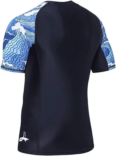 Vista 4 de LAFROI CLY02D - Camiseta de compresión de manga larga para hombre UPF 50+