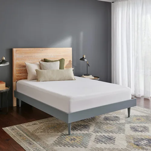 Vista 6 de Tempur-Pedic Protect Protector de colchón impermeable, individual XL, color blanco