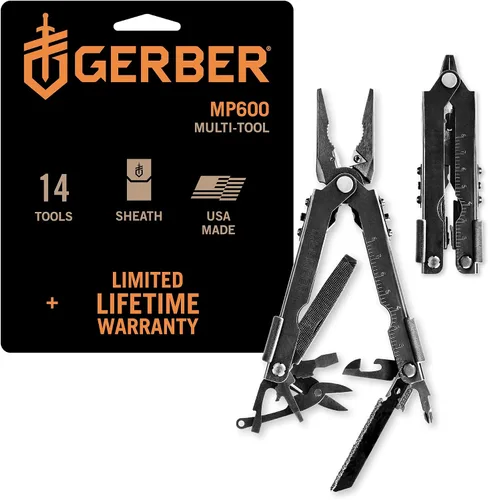 Vista 6 de Gerber Gear MP600 Multiherramienta Multi-Alicate – Fabricado en Estados Unidos – Pro Scout, 13 herramientas