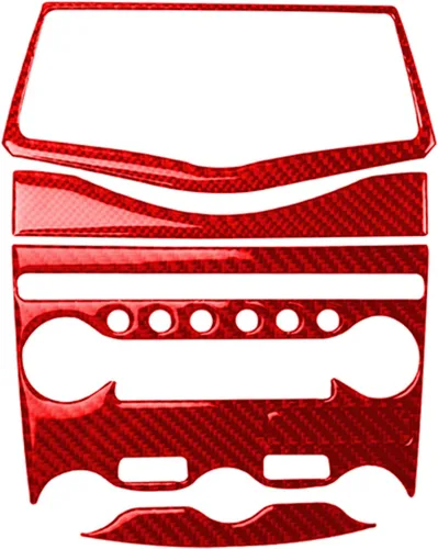 Vista 15 de Adhesivo decorativo de fibra de carbono suave para el interior del automóvil, velocímetro de control central, compatible con Nissan 370Z Z34 2019