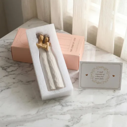 Vista 6 de LCCCK Figuras para madre e hija, regalos para mamá, figuras para abrazar a la madre e hija, regalos para novia, regalo sentimental significativo