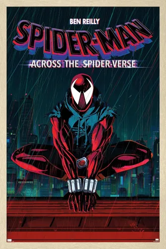 Vista 5 de Trends International Marvel Spider-Man: Across The Spider-Verse - Póster de pared de una hoja de Ben Reilly, 34 pulgadas de largo x 22.4 W, versión